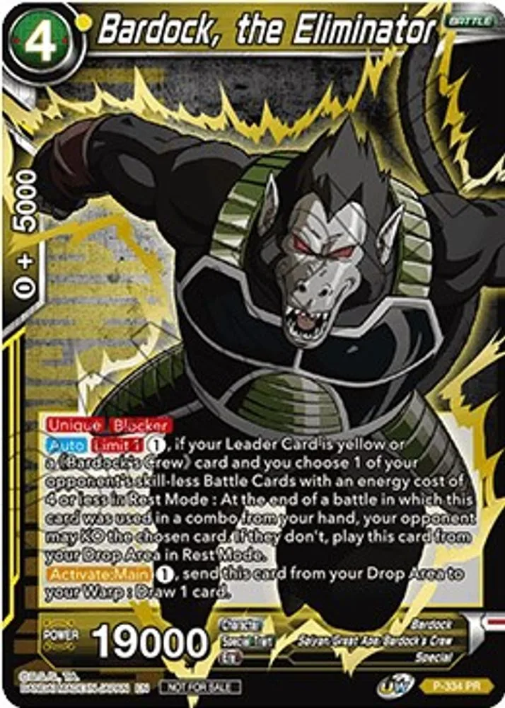 Bardock, the Eliminator (Championship Pack 2021 Vol.2 · Winner Gold Stamped)