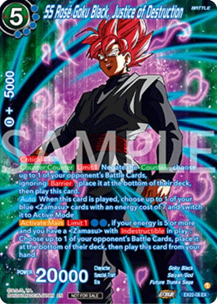 SS Rose Goku Black, Justice of Destruction (Premium Alt-Art Set 2025 Vol.2)