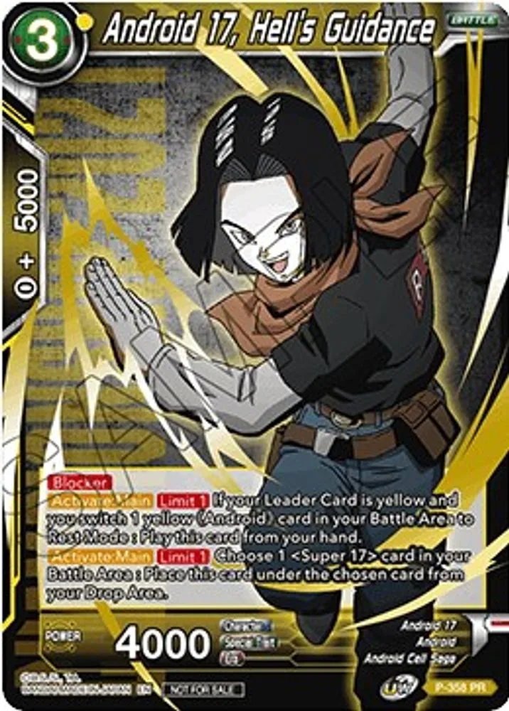 Android 17, Hell's Guidance (Championship Pack 2021 Vol.3 · Winner Gold Stamped)