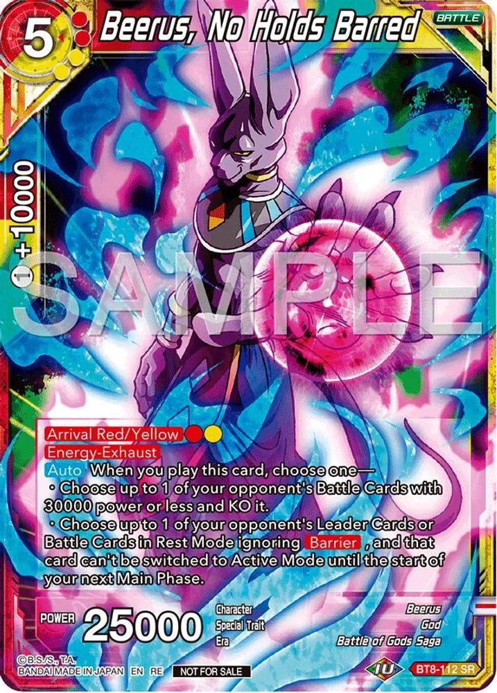 Beerus, No Holds Barred (Deluxe Pack 2024 Vol.2)