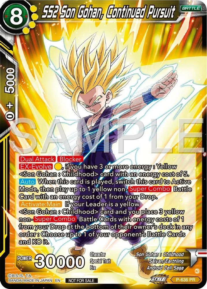 SS2 Son Gohan, Continued Pursuit (Zenkai Series Tournament Pack Vol.9)
