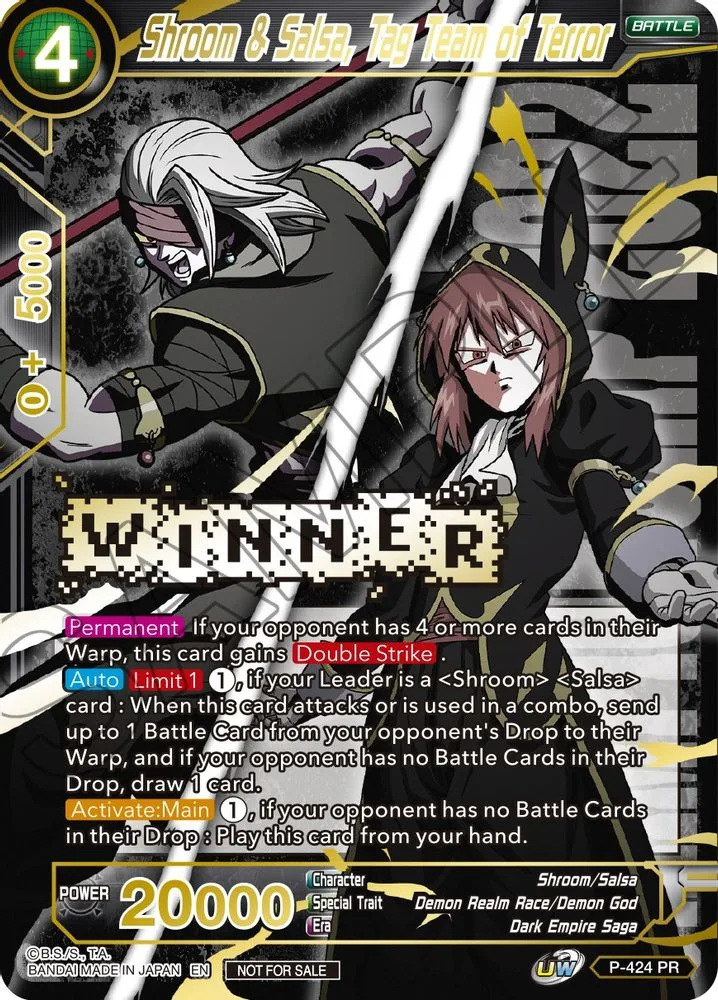 Shroom & Salsa, Tag Team of Terror (Championship Pack 2022 Vol.2 · Winner Gold Stamped)