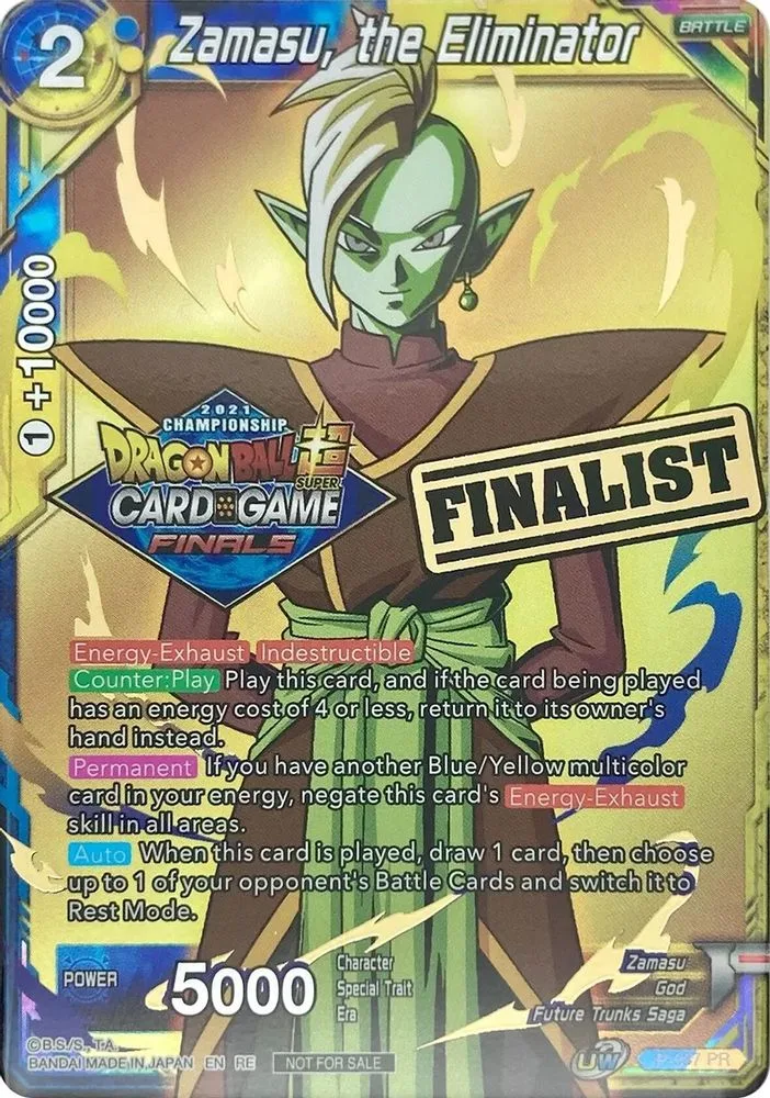 Zamasu, the Eliminator (Championship 2021 Vault Set · Finalist Gold Stamped)