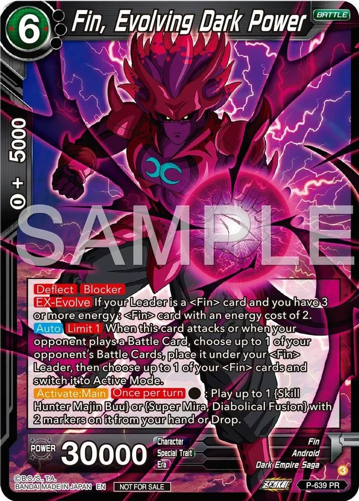 Fin, Evolving Dark Power (Zenkai Series Tournament Pack Vol.9)