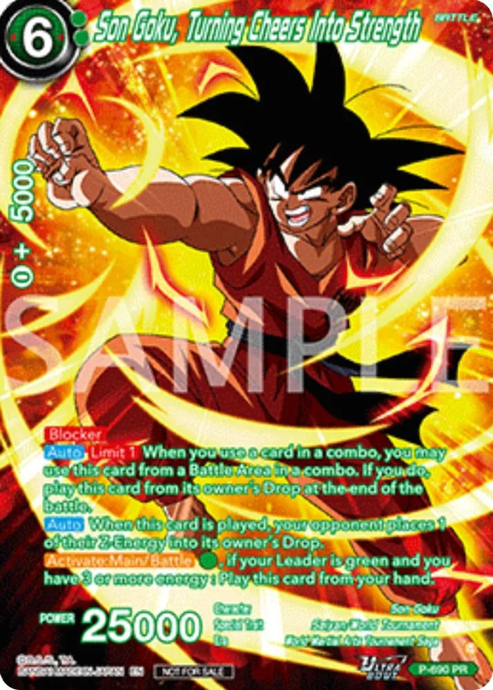 Son Goku, Turning Cheers Into Strength (Alternate Art · Deluxe Pack 2025 Vol.2)