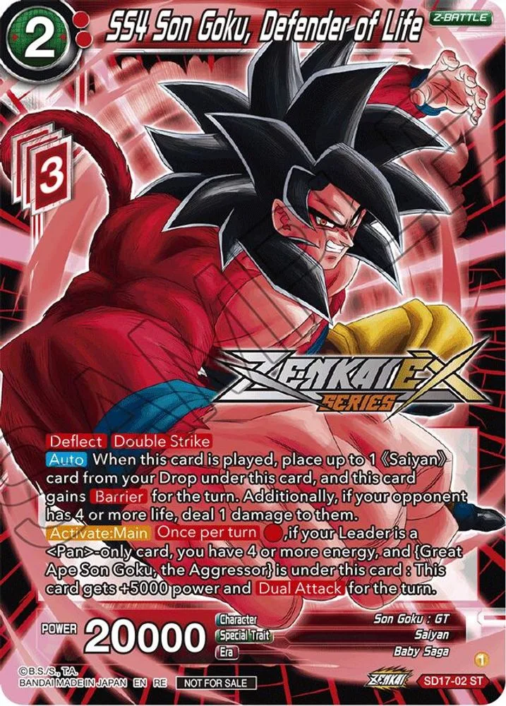 SS4 Son Goku, Defender of Life (Event Pack 14)