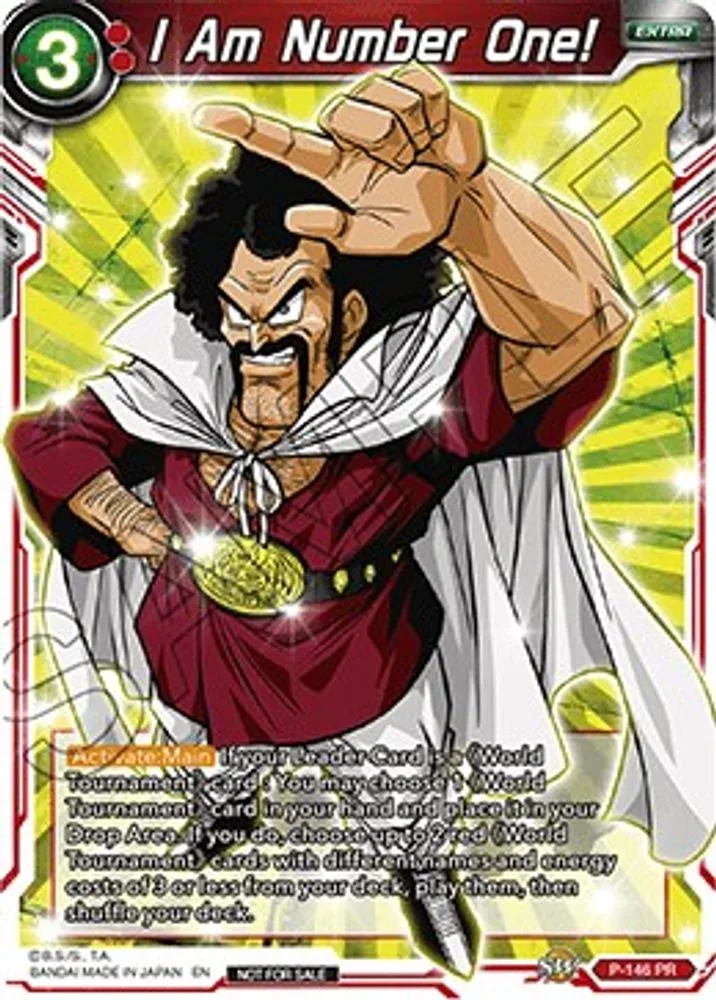I Am Number One! (Power Booster: World Martial Arts Tournament)