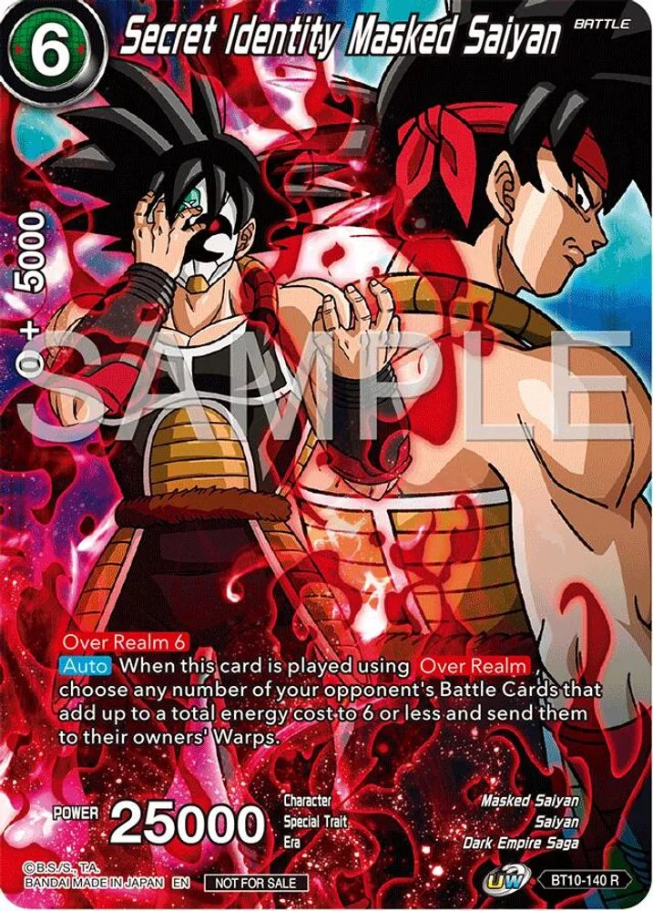 Secret Identity Masked Saiyan (Premium Alt-Art Card Set 2024 Vol.2)