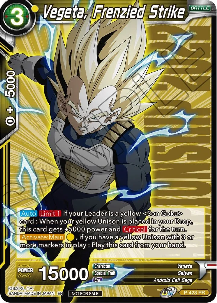 Vegeta, Frenzied Strike (Championship Pack 2022 Vol.2)