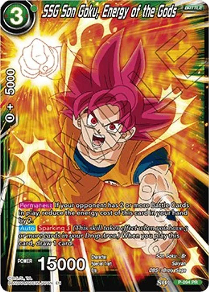 SSG Son Goku, Energy of the Gods (Special Pack Set 6)