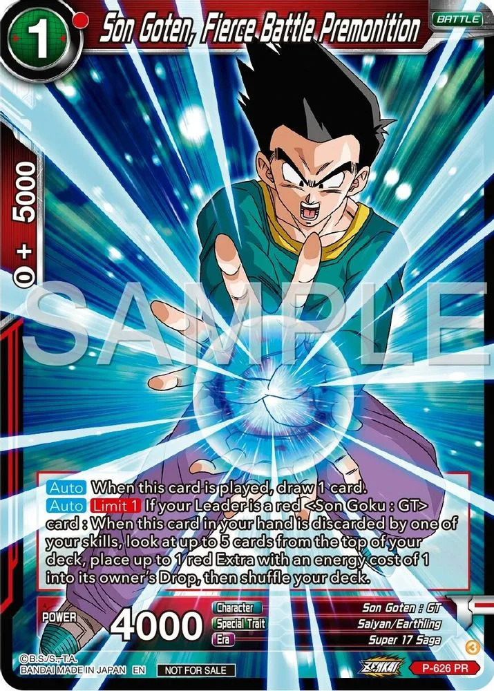 Son Goten, Fierce Battle Premonition (Zenkai Series Tournament Pack Vol.9)