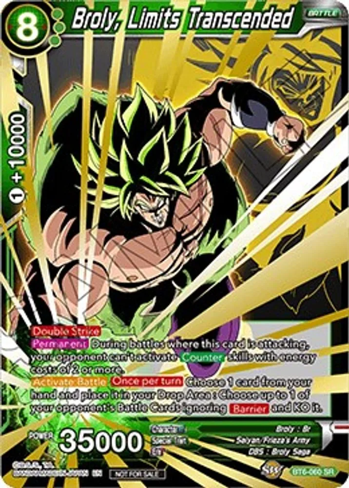 Broly, Limits Transcended (Event Pack 3 - 2019)