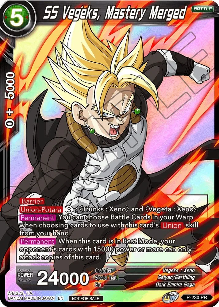 SS Vegeks, Mastery Merged (Alternate Art)