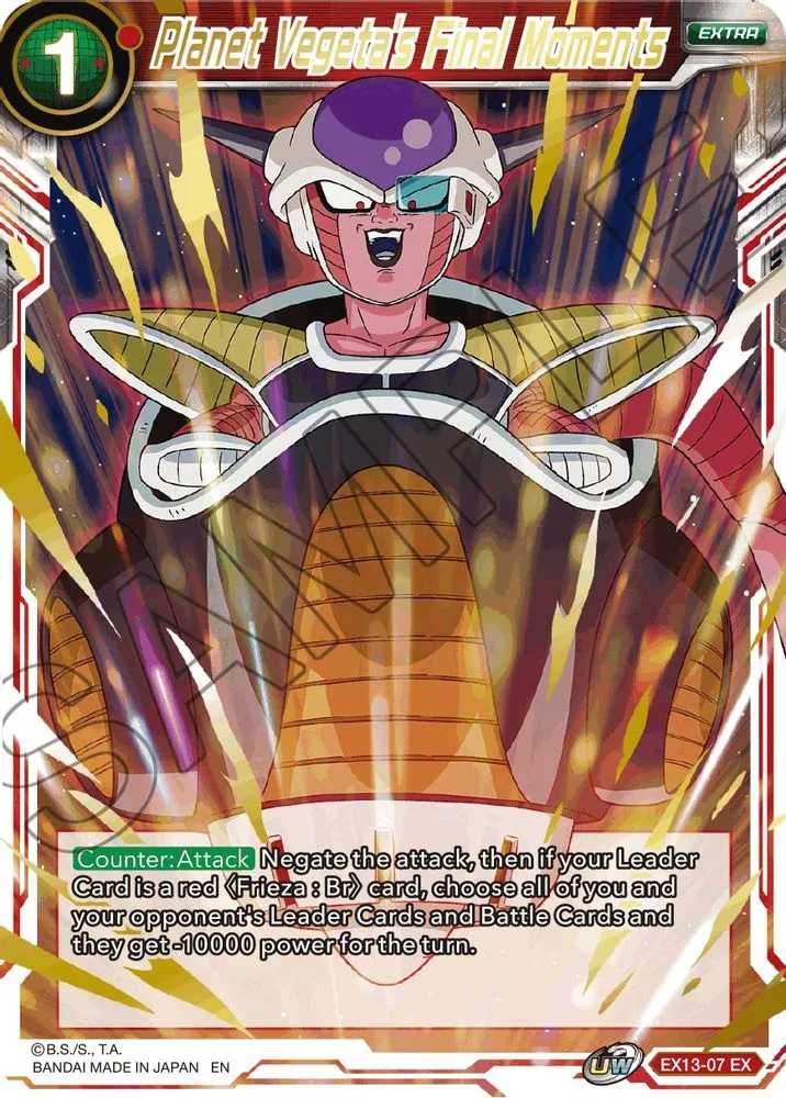 Planet Vegeta's Final Moments