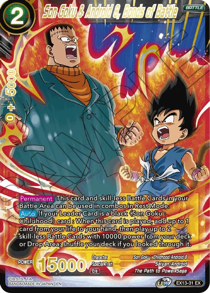 Son Goku & Android 8, Bonds of Battle