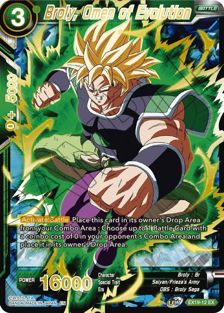 Broly, Omen of Evolution