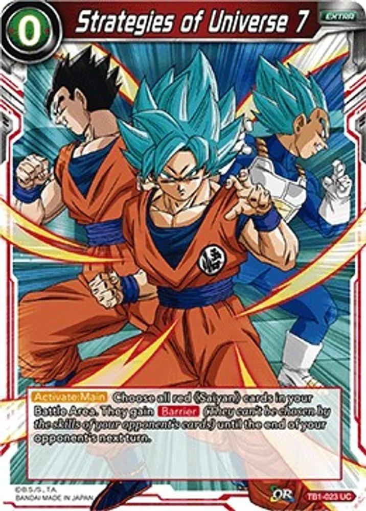 Strategies of Universe 7