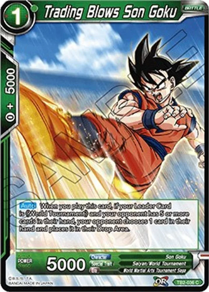 Trading Blows Son Goku