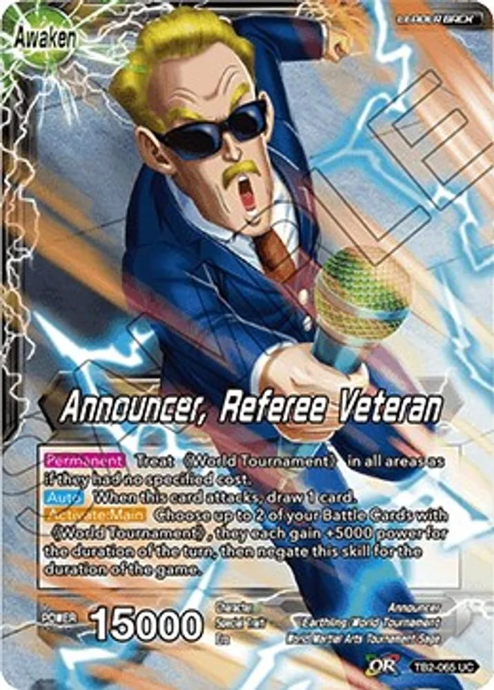 Announcer // Announcer, Referee Veteran