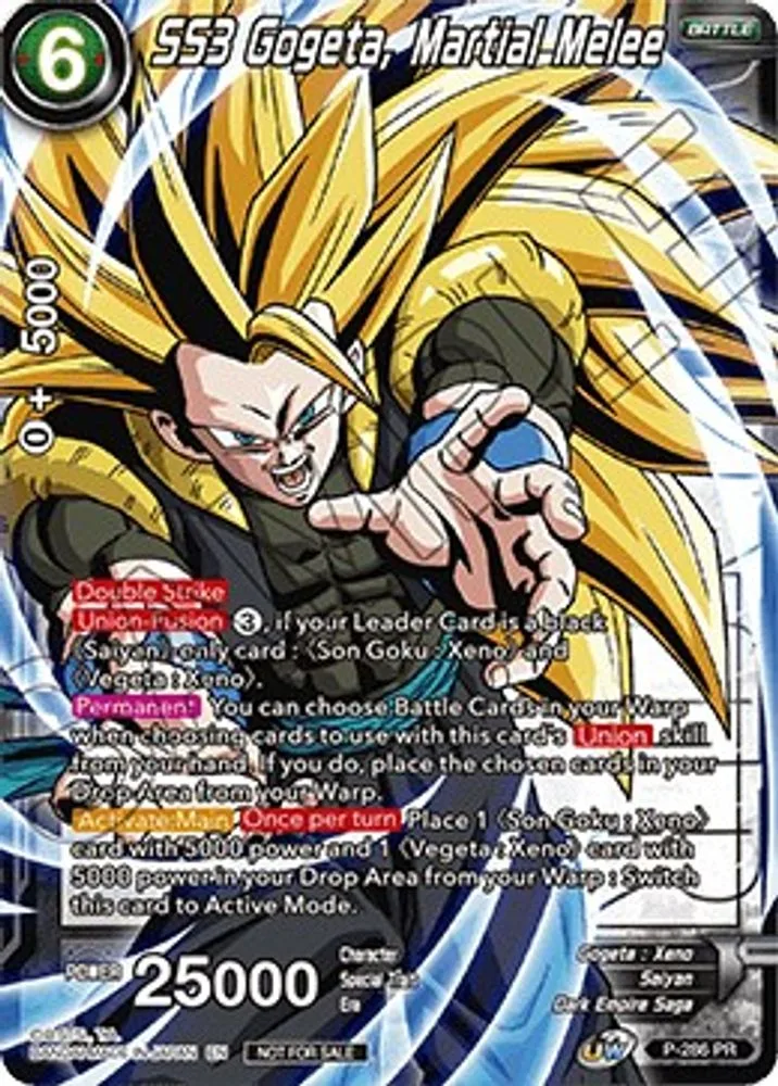 SS3 Gogeta, Martial Melee (Unison Warrior Series Tournament Pack Vol.3 · Winner Stamped)