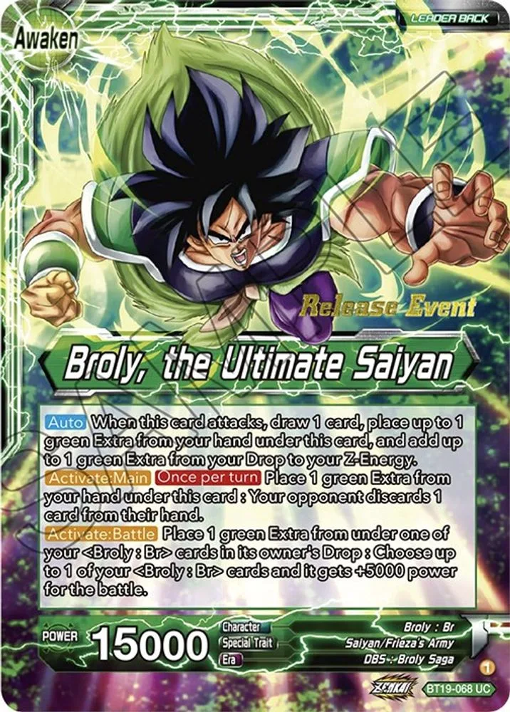 Broly // Broly, the Ultimate Saiyan (Fighter's Ambition Holiday Pack)