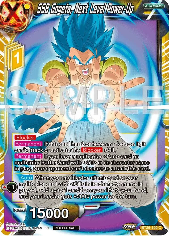 SSB Gogeta, Next Level Power-Up (Championship 2024 Finals Zenkai Pack)
