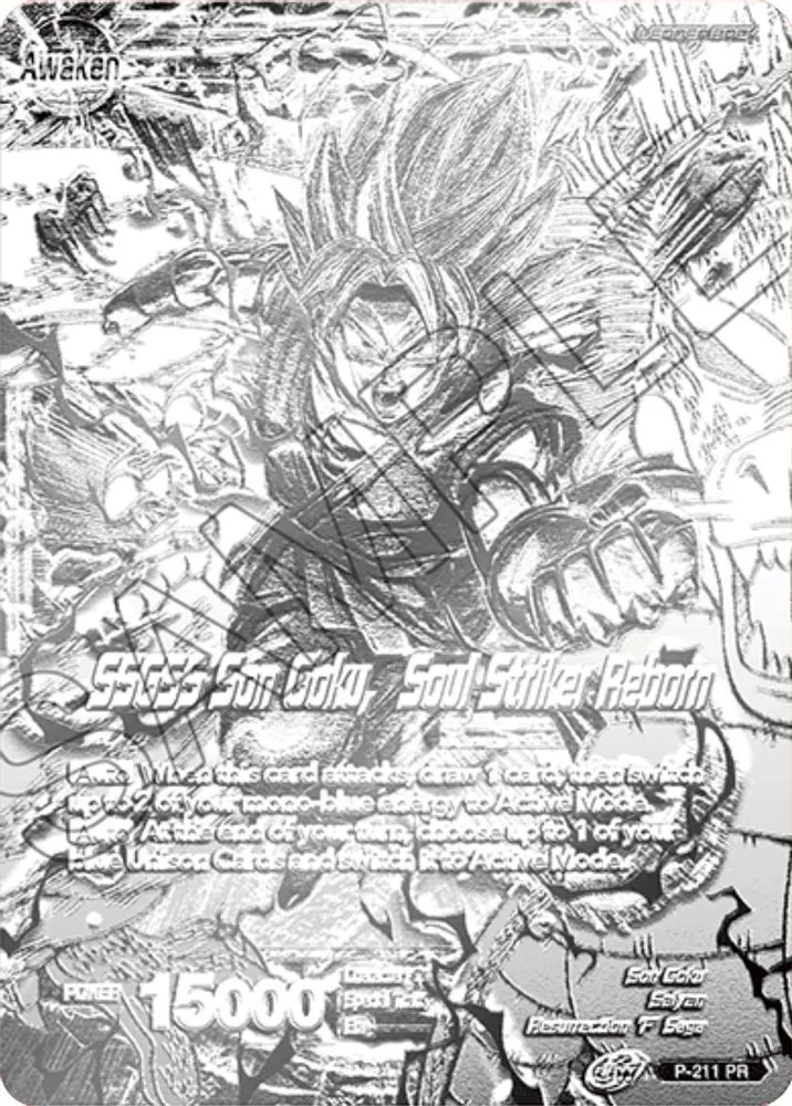 Super Saiyan God Son Goku // SSGSS Son Goku, Soul Striker Reborn (2021 World Championship · Metal Silver Foil)
