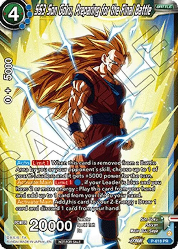 SS3 Son Goku, Preparing for the Final Battle (Ultra-Bout Series Tournament Pack Vol.1)