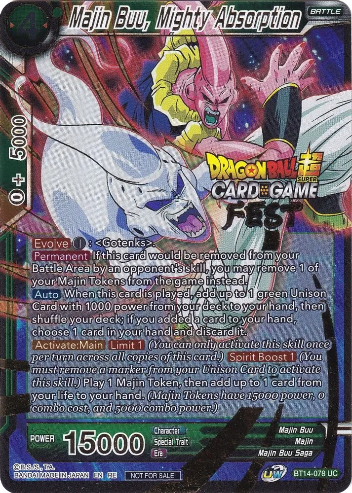 Majin Buu, Mighty Absorption (Card Game Fest 2022)