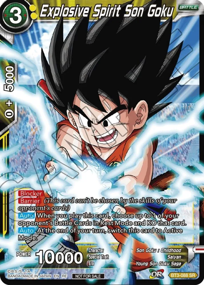 Explosive Spirit Son Goku (Championship Selection Pack 2023 Vol.2) (Silver Foil)