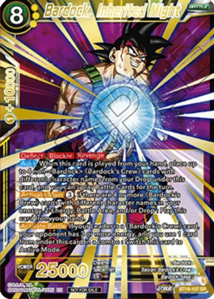 Bardock, Inherited Might (Zenkai Cup 2022 Top 32)