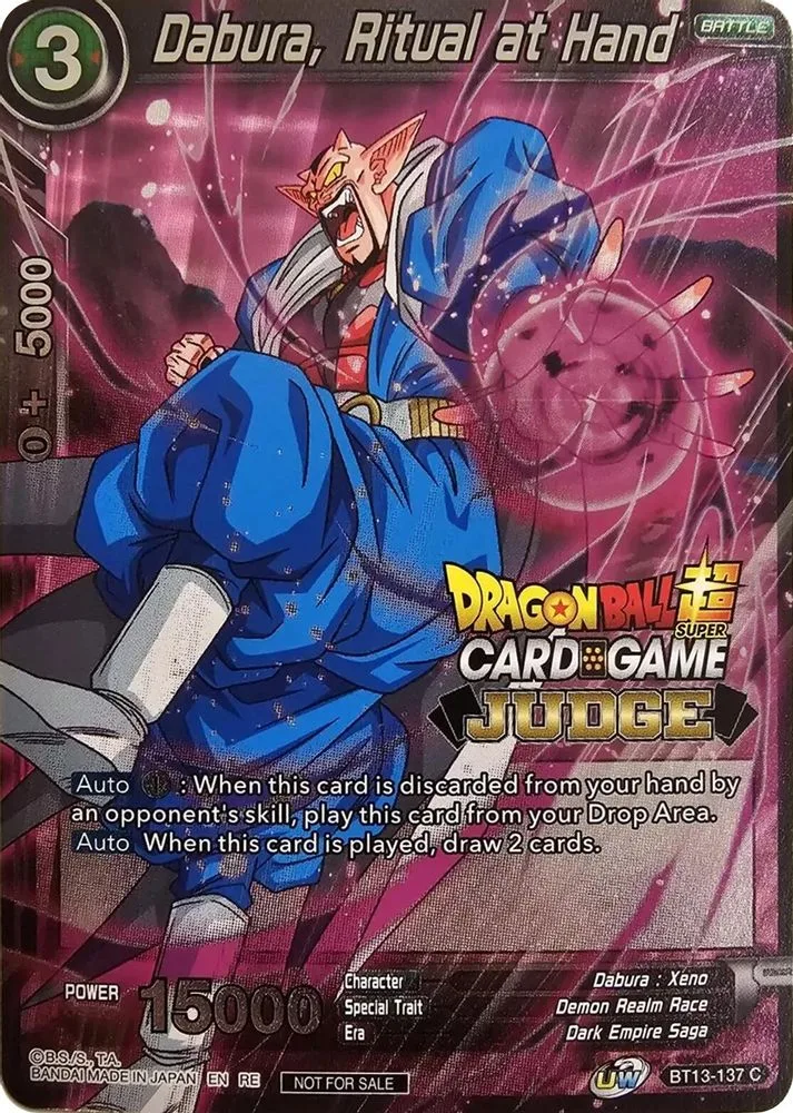 Dabura, Ritual at Hand (Judge Pack Vol.12)