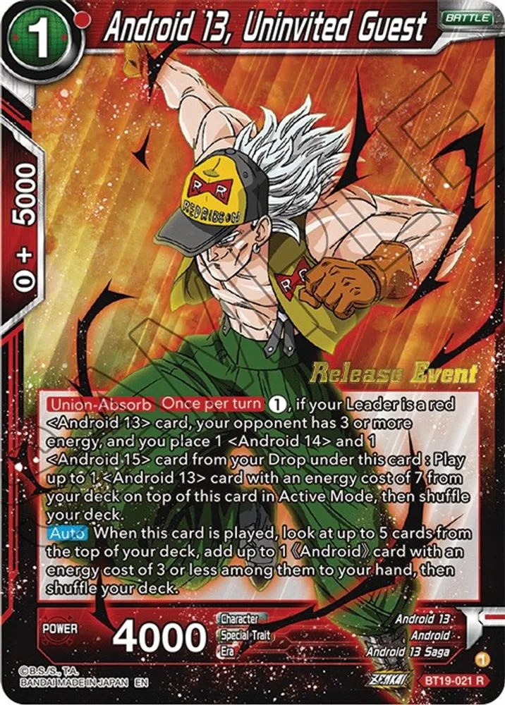 Android 13, Uninvited Guest (Fighter's Ambition Holiday Pack)