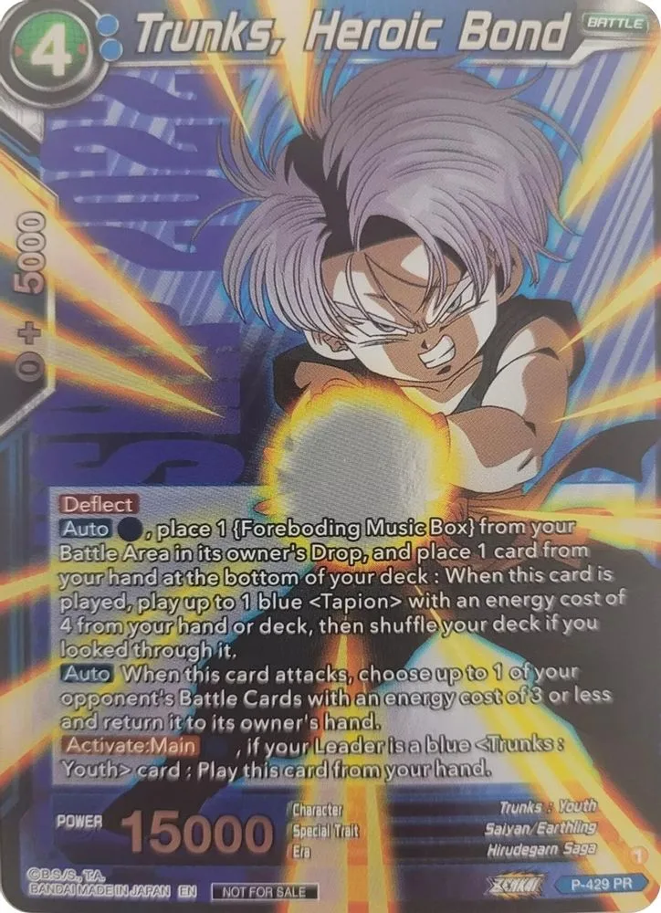 Trunks, Heroic Bond (Championship Pack 2022 Vol.3)
