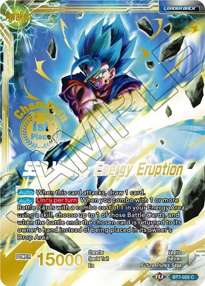 Son Goku & Vegeta // SSB Vegito, Energy Eruption (Championship Final 2019 · 1st Place)