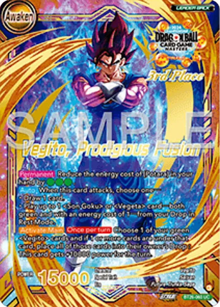 Son Goku & Vegeta // Vegito, Prodigious Fusion (3rd Place)
