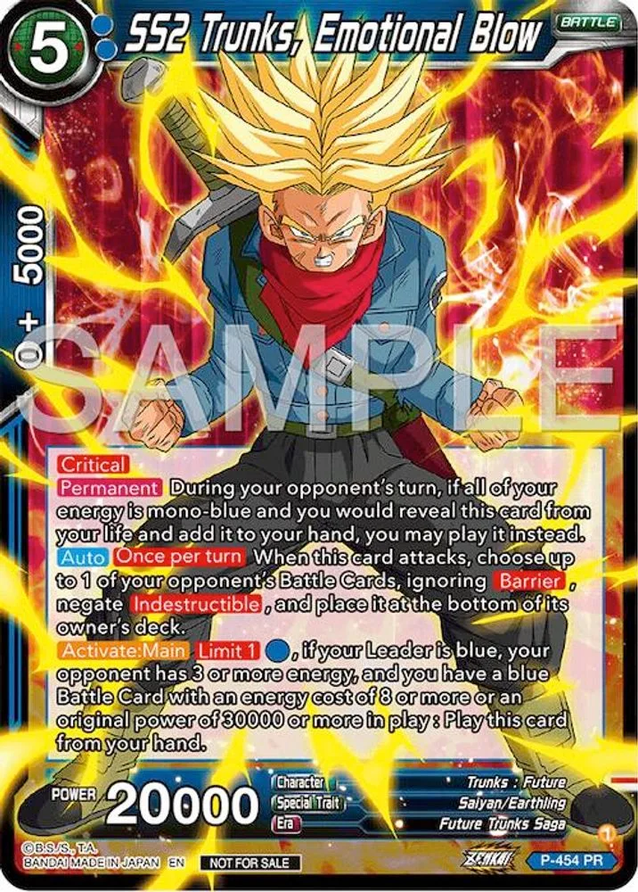 SS2 Trunks, Emotional Blow (Championship 2024 Finals Pack)