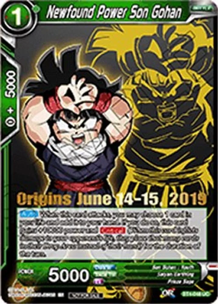 Newfound Power Son Gohan (Origins 2019)