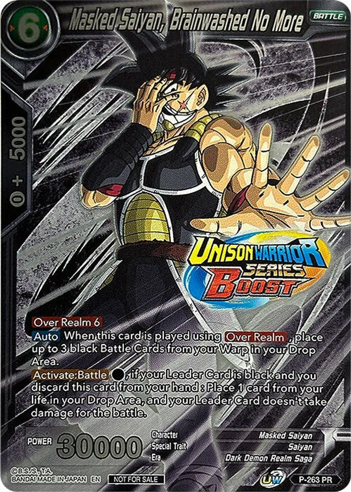 Masked Saiyan, Brainwashed No More (Event Pack 08 · Alternate Foil)