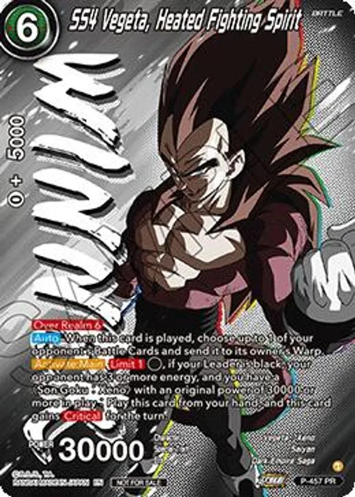 SS4 Vegeta, Heated Fighting Spirit (Ultra-Bout Series Tournament Pack Vol.1 · Winner)
