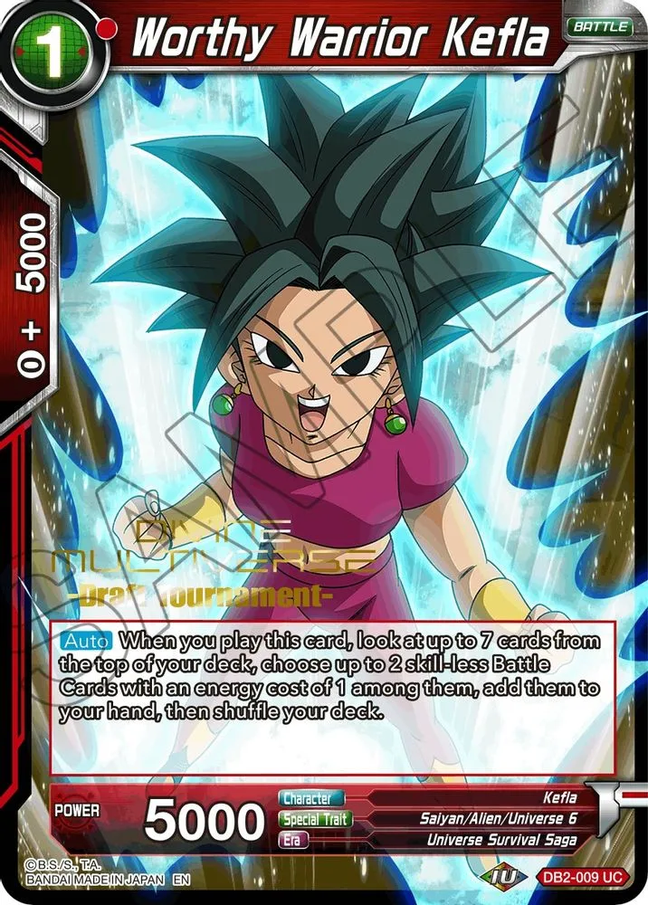 Worthy Warrior Kefla (Divine Multiverse Draft Tournament)