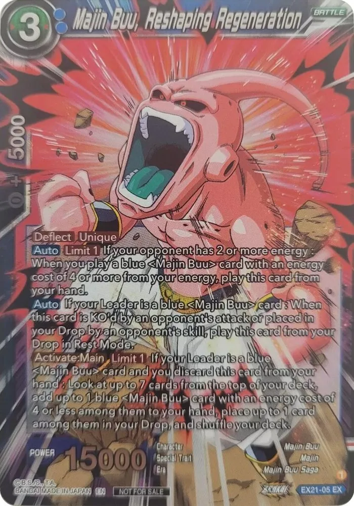 Majin Buu, Reshaping Regeneration (Zenkai Series Pack Vol.1)