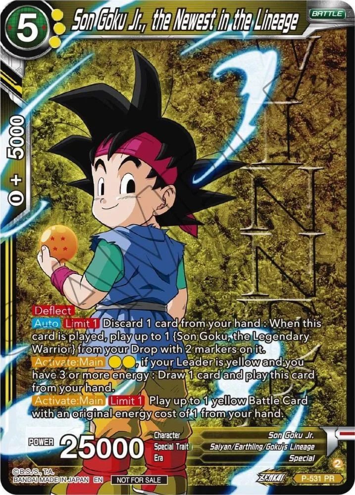 Son Goku Jr., the Newest in the Lineage (Winner-Stamped · Zenkai Series Tournament Pack Vol.5)