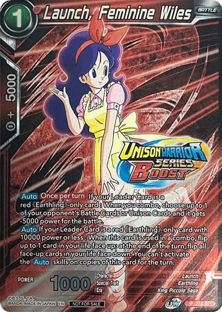 Launch, Feminine Wiles (Event Pack 08 · Alternate Foil)