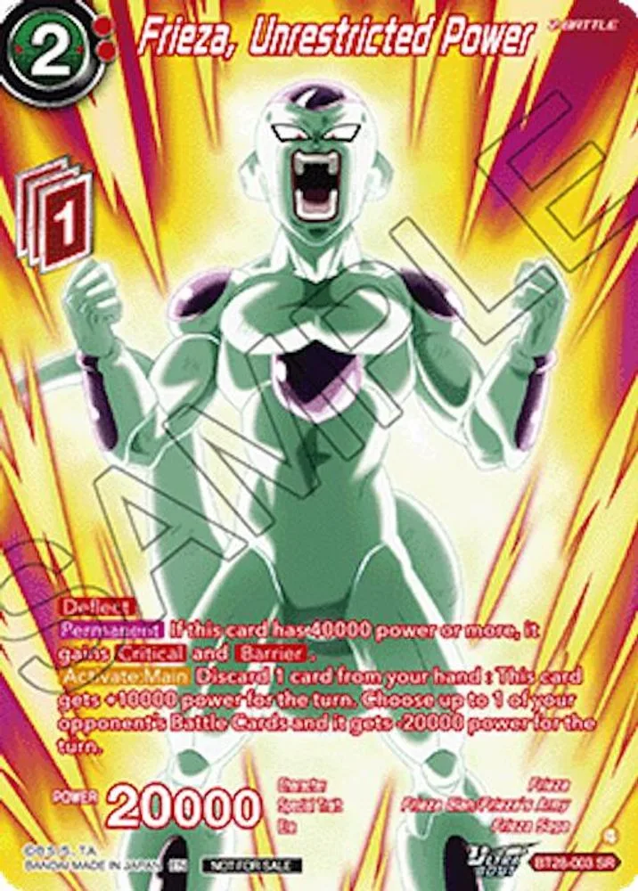 Frieza, Unrestricted Power (Premium Alt-Art Set 2026 Vol.2)