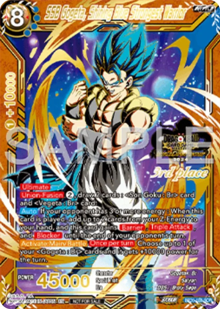 SSB Gogeta, Shining Blue Strongest Warrior (3rd Place)
