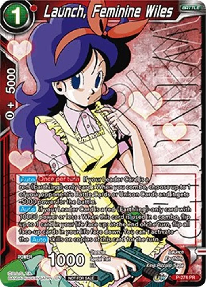 Launch, Feminine Wiles (Unison Warrior Series Tournament Pack Vol.3 · Winner Stamped)