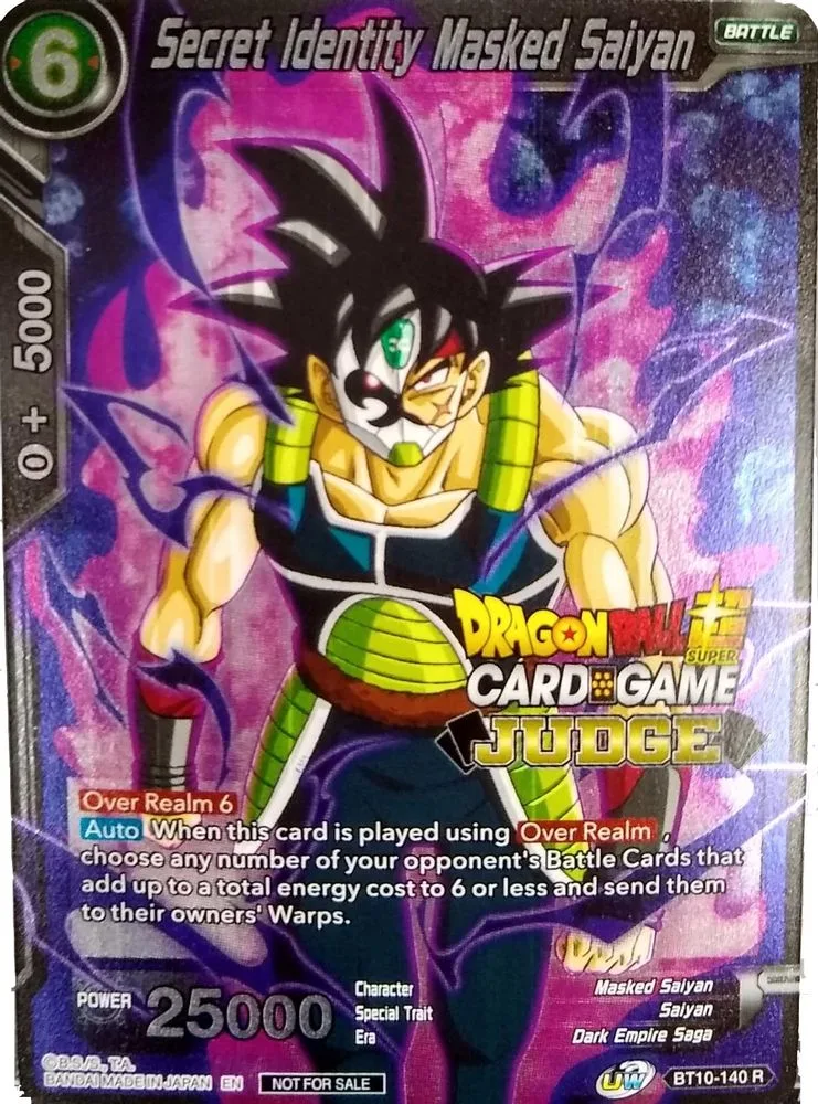 Secret Identity Masked Saiyan (Unison Warrior Series Tournament Pack Vol.3 · Judge)