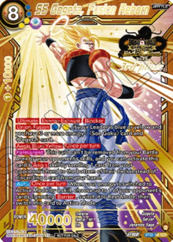 SS Gogeta, Fusion Reborn (2025 World Championship Stamp · 3rd Place)