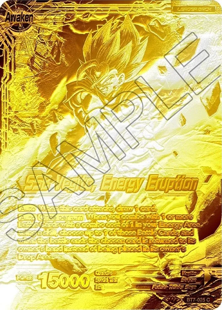 Son Goku & Vegeta // SSB Vegito, Energy Eruption (Championship Final 2019 · Gold Metal Foil)